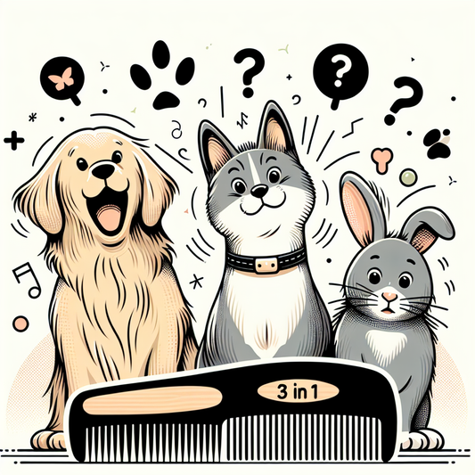 What Pets Think: 3‑In‑1 Grooming Comb Reactions