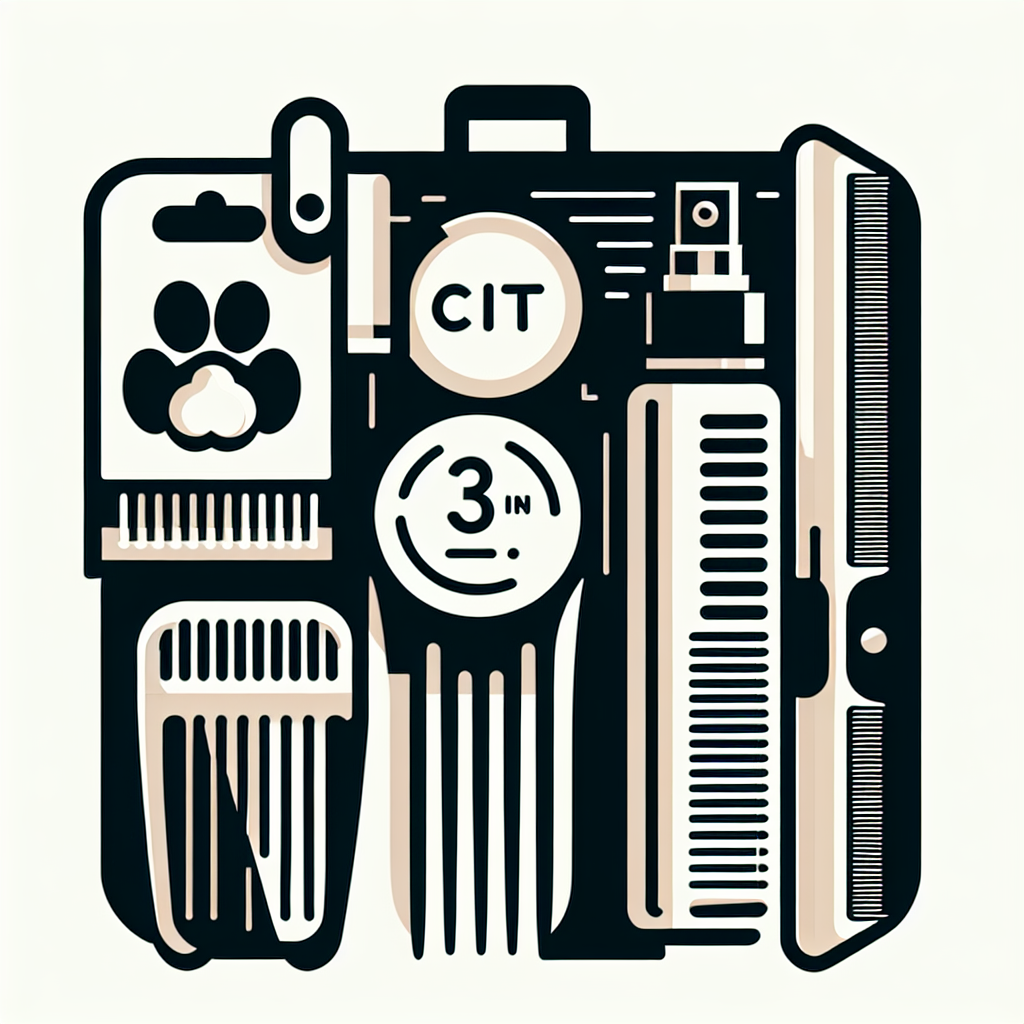 Traveling Grooming Kit: 3‑In‑1 Comb on the Go